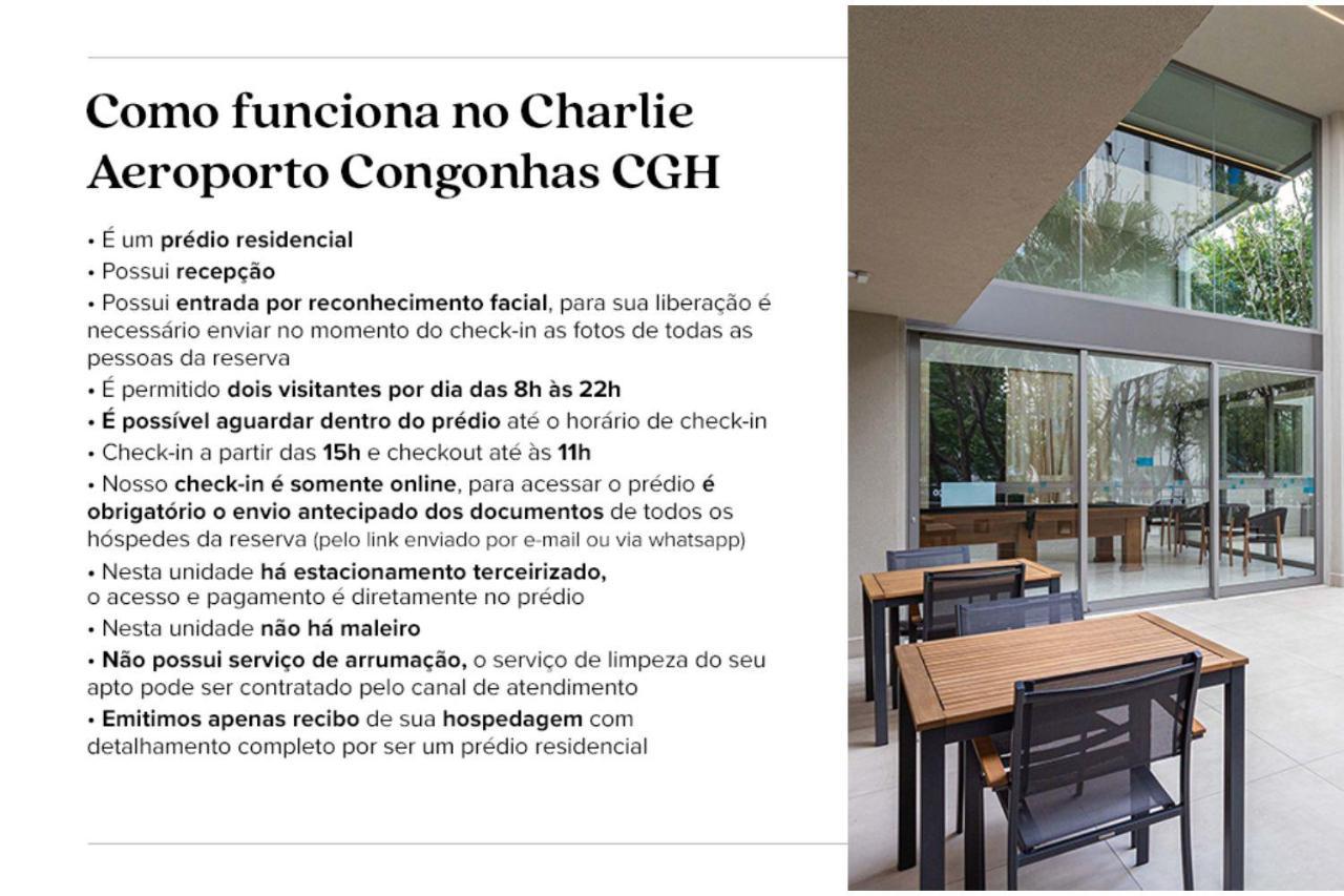 Apartamento Charlie Aeroporto Congonhas Cgh São Paulo Exterior foto
