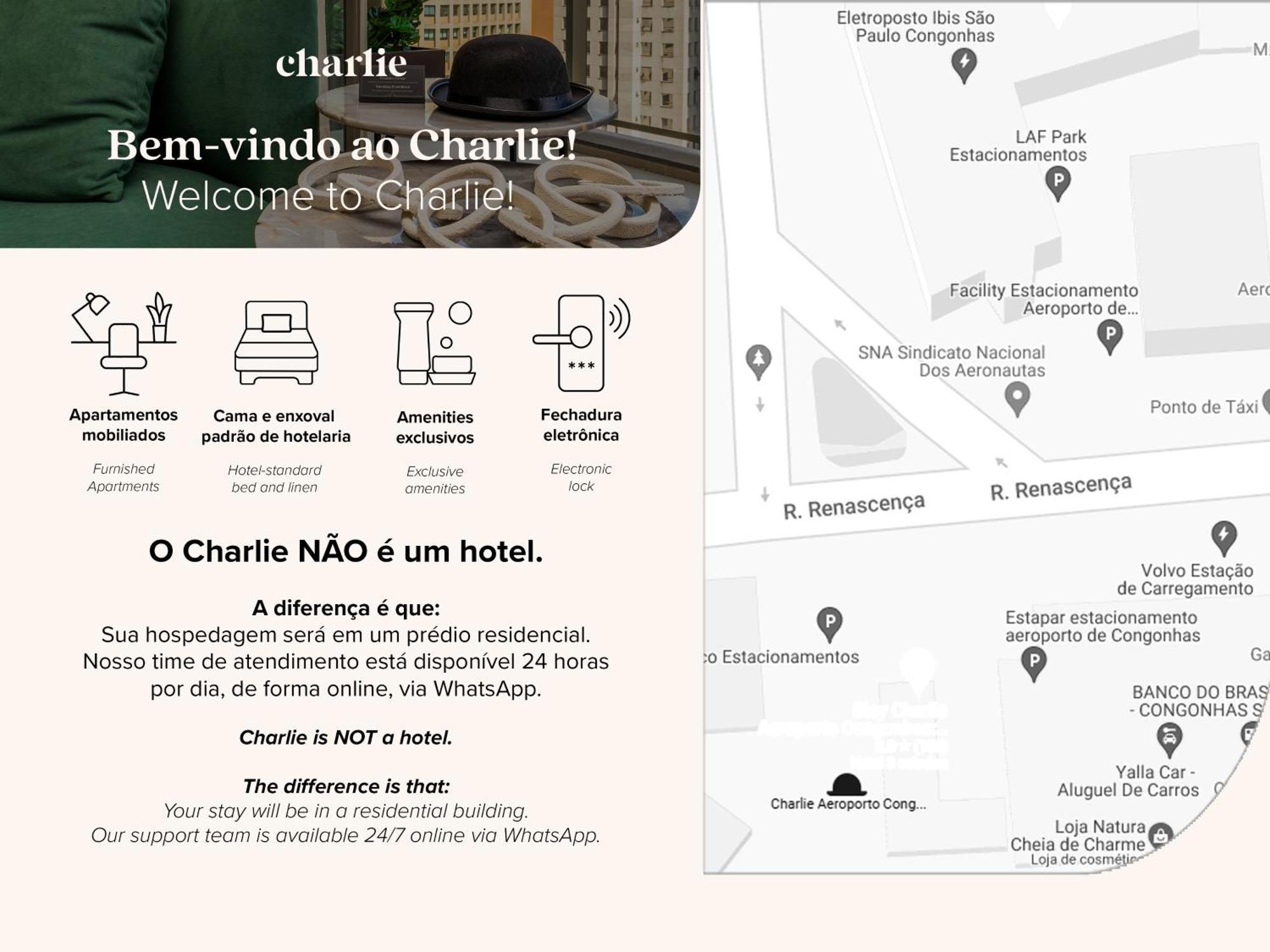 Apartamento Charlie Aeroporto Congonhas Cgh São Paulo Exterior foto